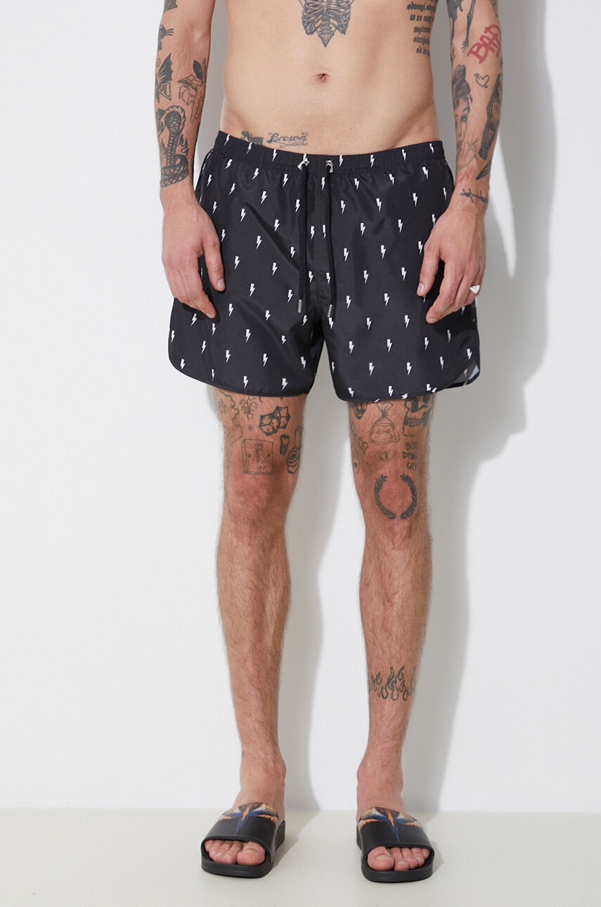 Neil Barrett szorty kąpielowe All-Over Micro Bolts