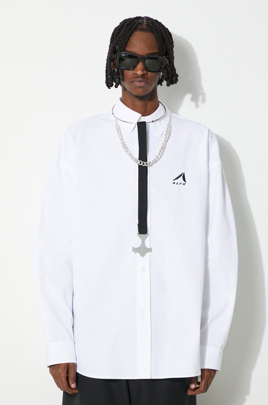 1017 ALYX 9SM koszula bawełniana Oversized Logo Poplin Shirt