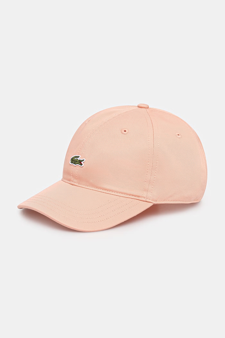 Lacoste czapka z daszkiem bawełniana