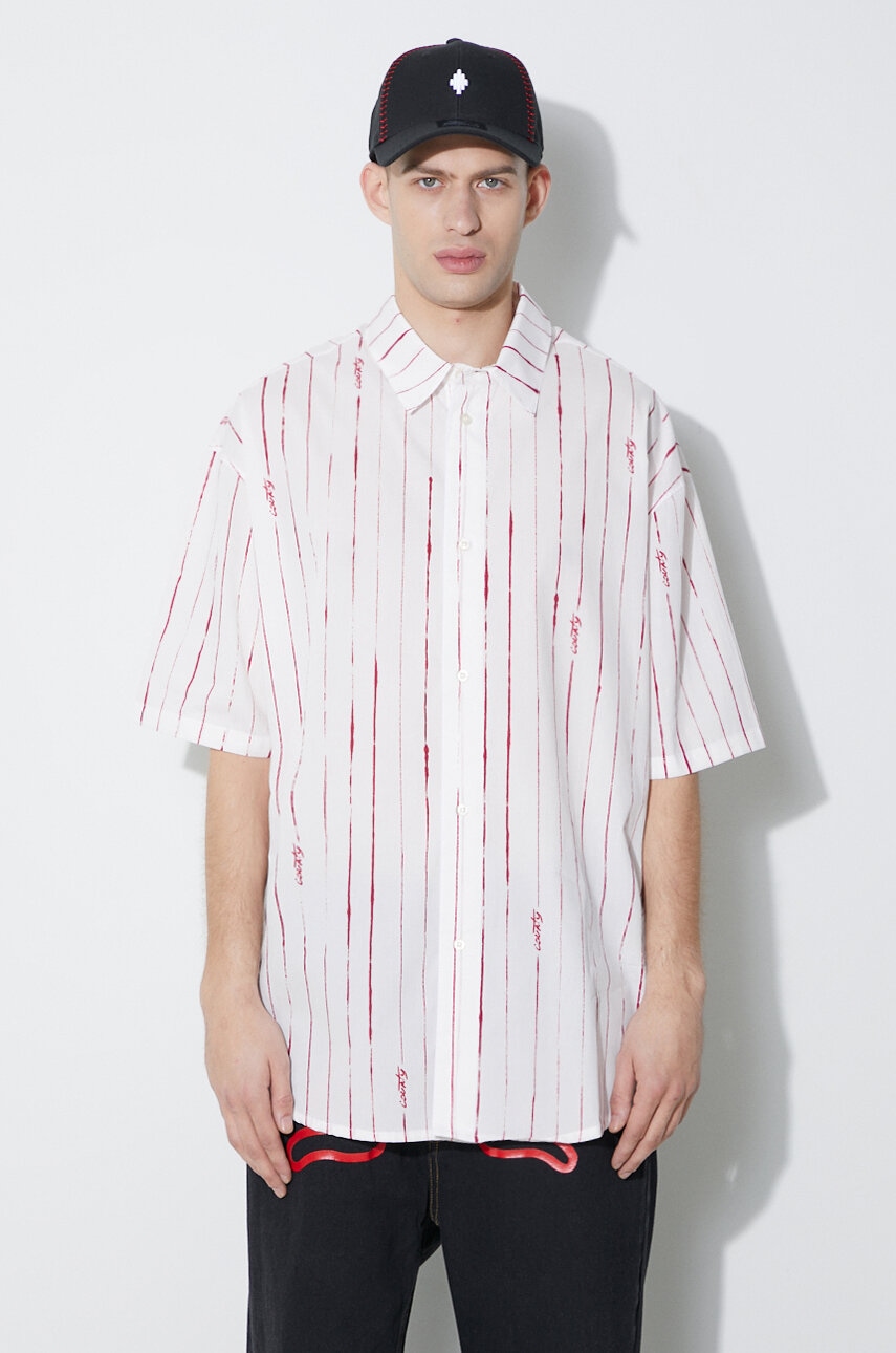 Marcelo Burlon koszula bawełniana County Pinstripes Over Shirt