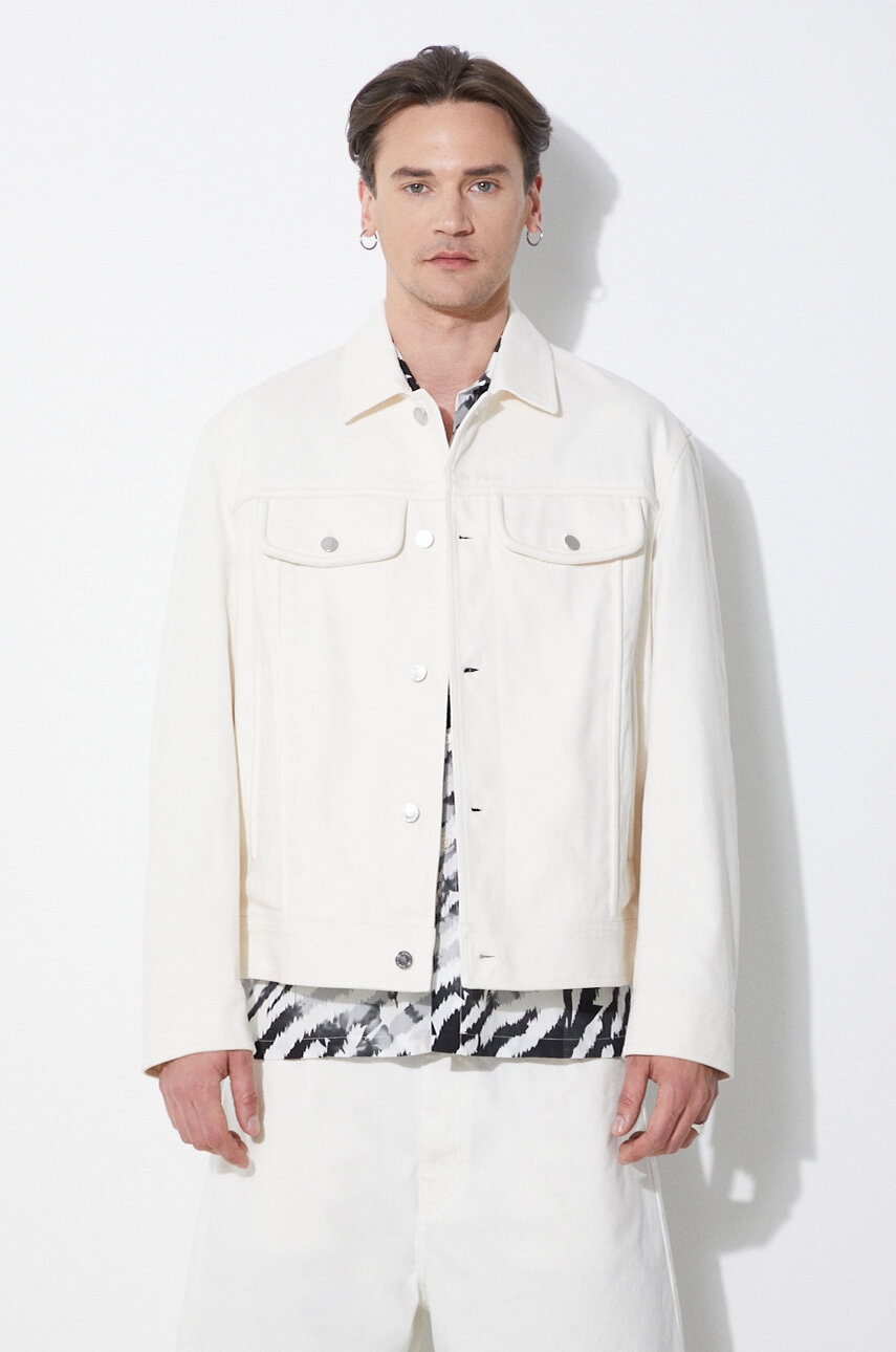Neil Barrett kurtka bawełniana Slim Front Pockets Jean Jacket
