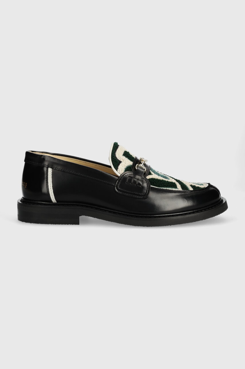 Damskie Filling Pieces mokasyny skórzane Loafer Gowtu