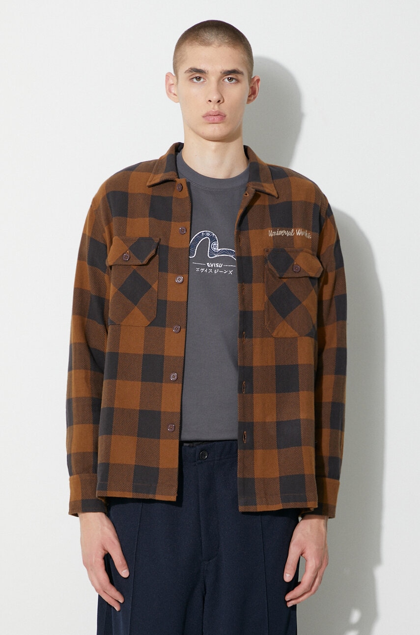 Universal Works koszula bawełniana L/S UTILITY SHIRT