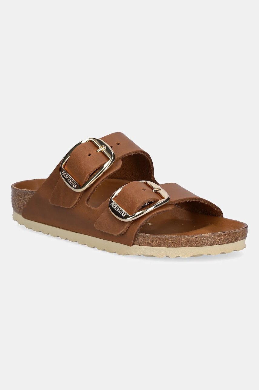 Birkenstock klapki skórzane Arizona Big Buckle