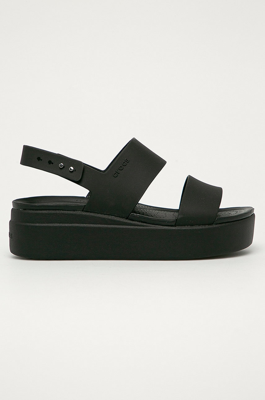 Crocs sandały Brooklyn Low Wedge