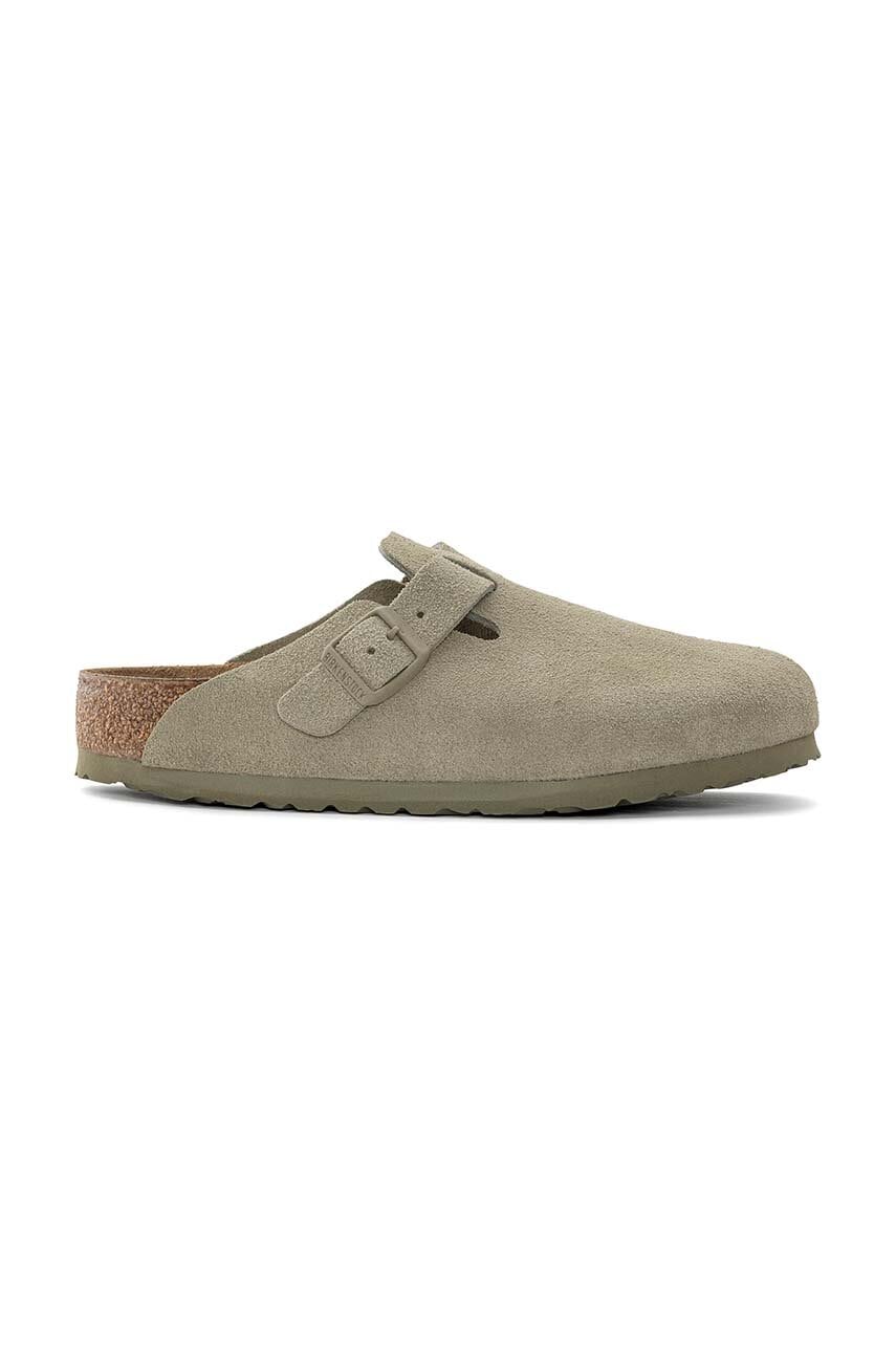 Birkenstock klapki zamszowe Boston