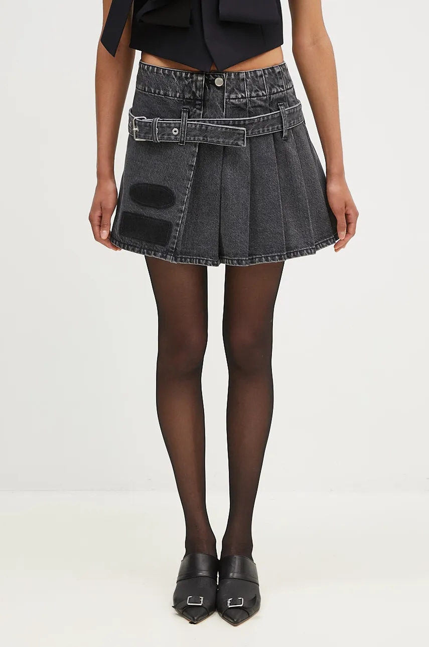 AMBUSH spódnica jeansowa Denim Pleats Skirt