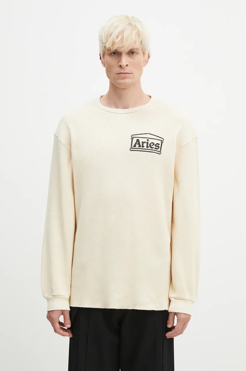 Aries sweter bawełniany Waffle