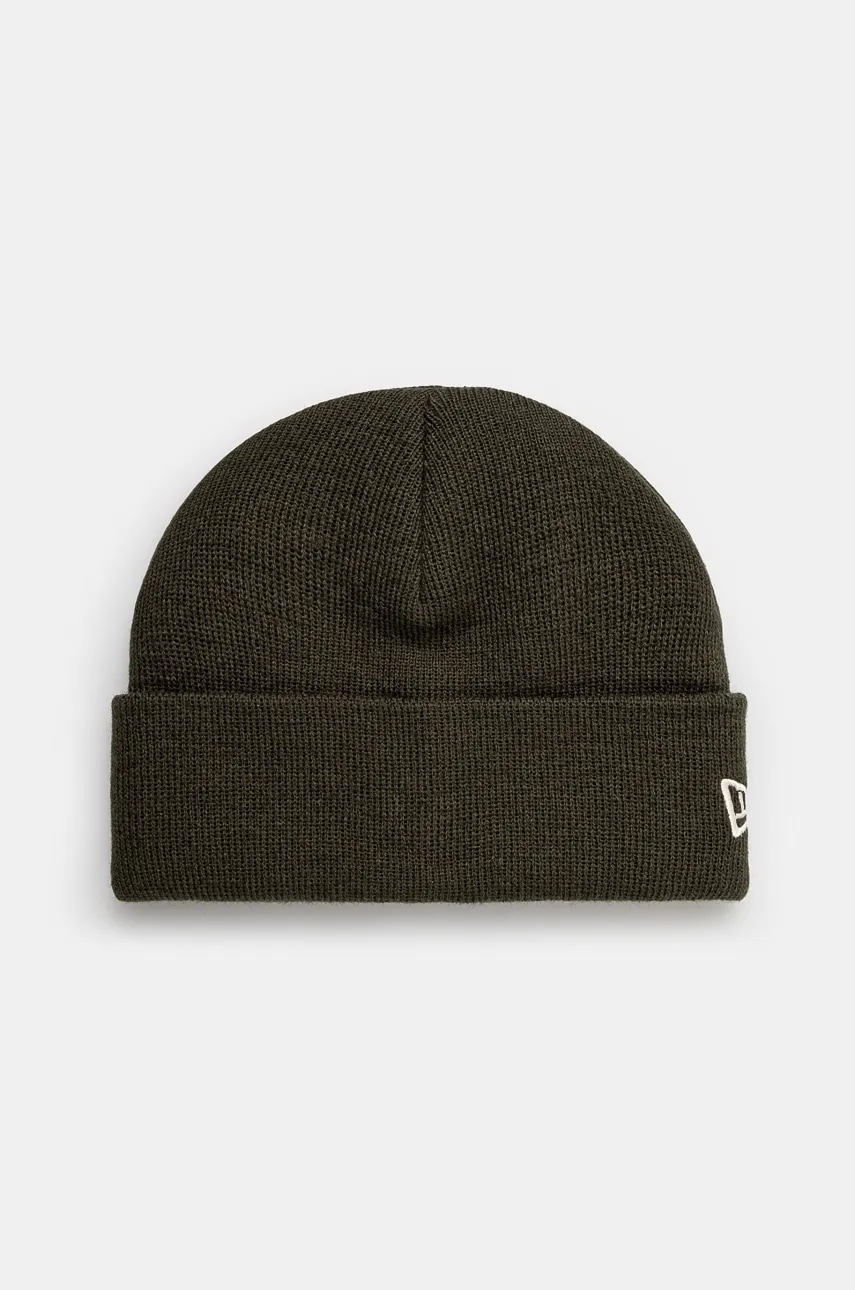 New Era czapka z domieszką wełny SHORT CUFF KNIT