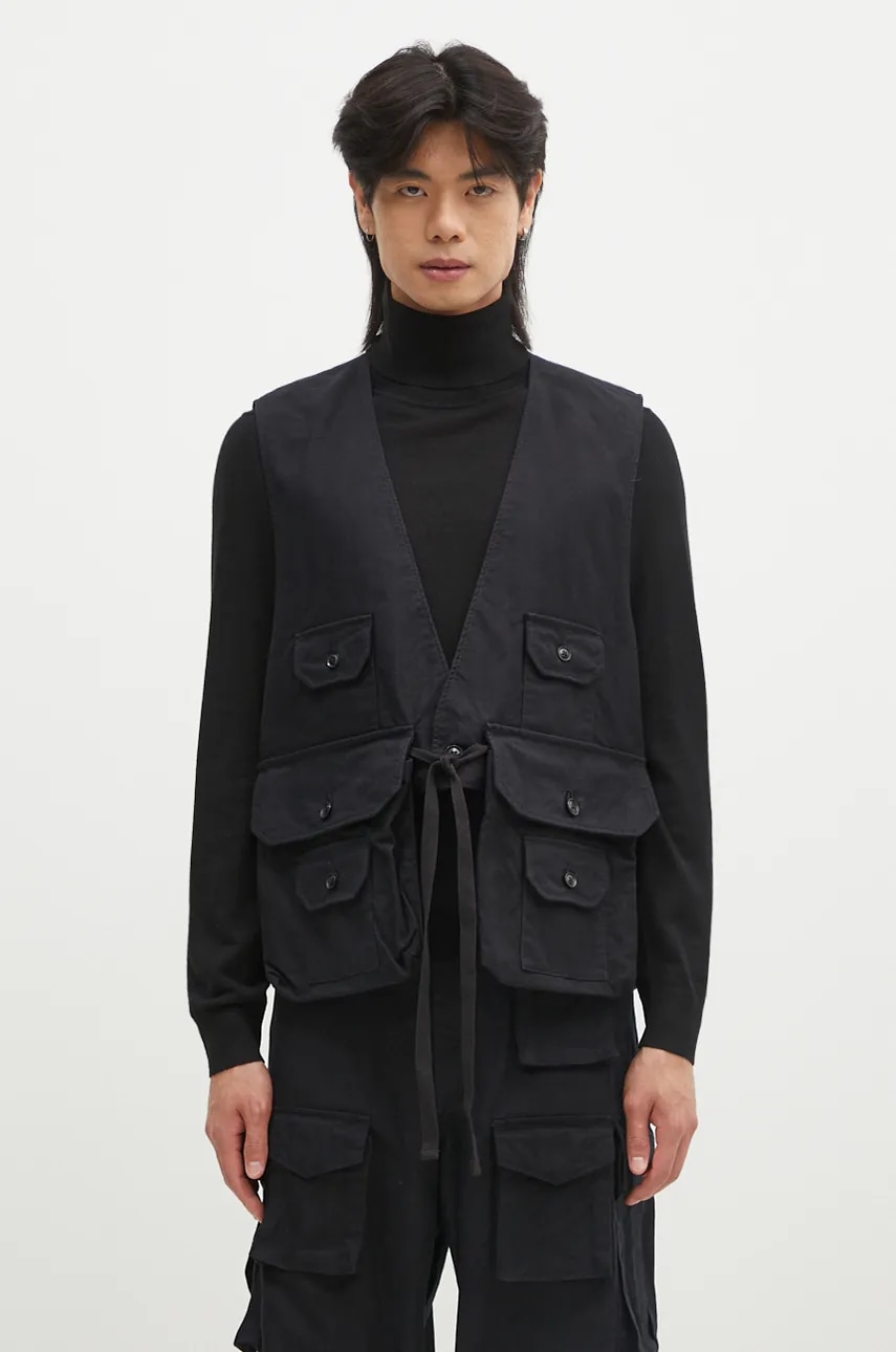 Engineered Garments bezrękawnik jeansowy Fowl Vest