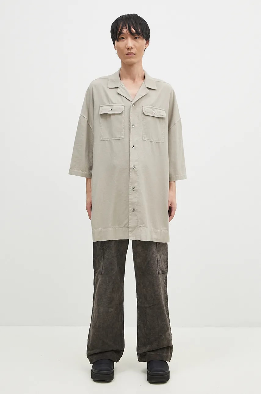 Rick Owens koszula bawełniana Magnum Tommy