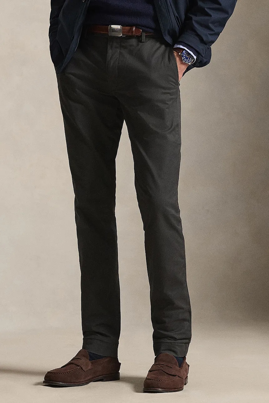 Polo Ralph Lauren Slim Fit HDN Pant spodnie slim fit z bawełną męskie