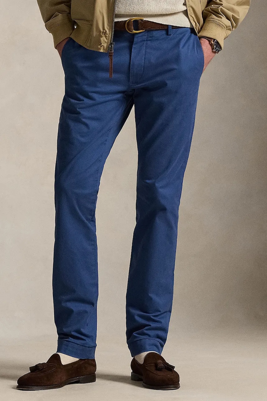 Polo Ralph Lauren Slim Fit HDN Pant spodnie slim fit z bawełną męskie