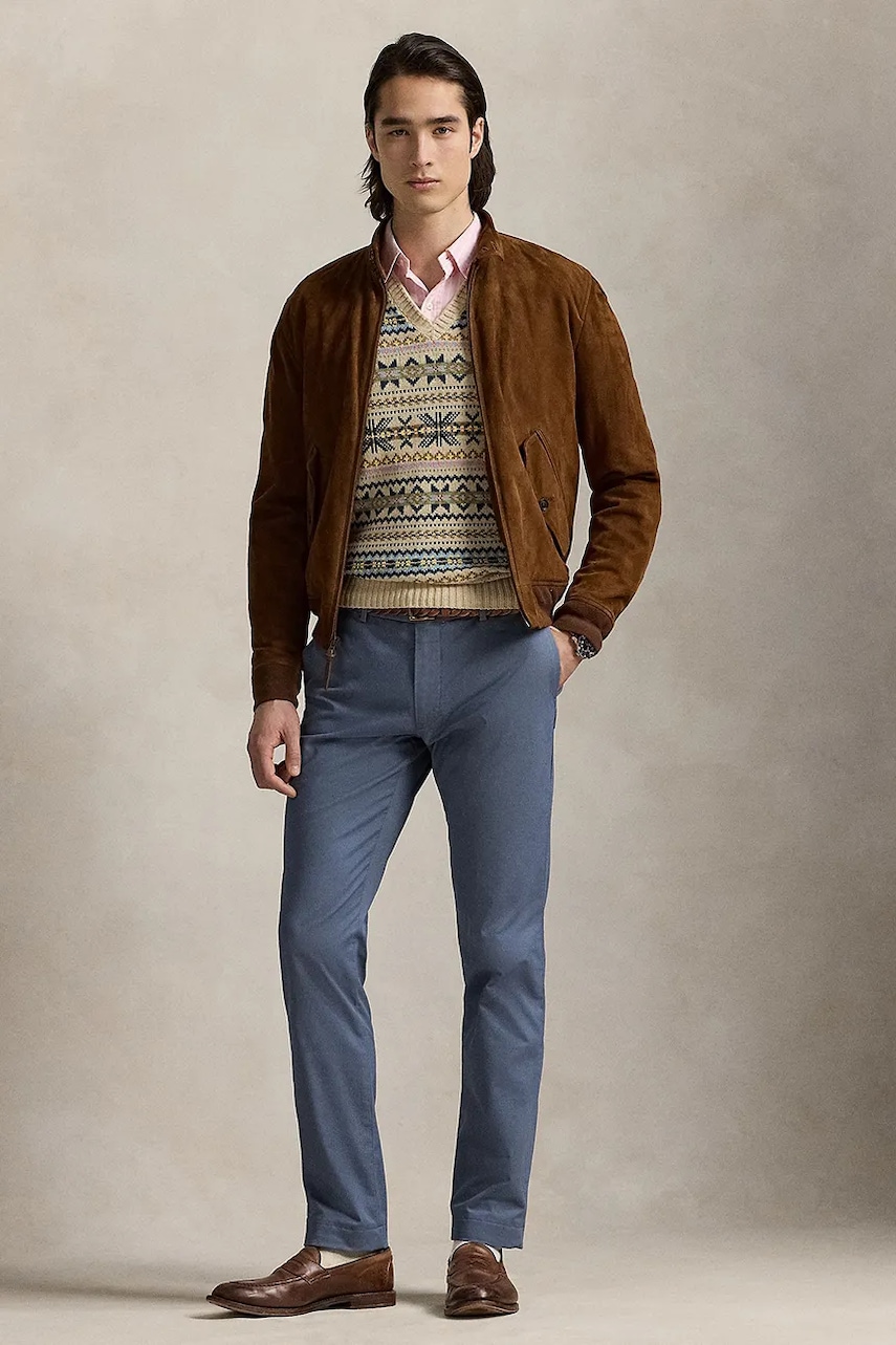 Polo Ralph Lauren Slim Fit HDN Pant spodnie slim fit z bawełną męskie