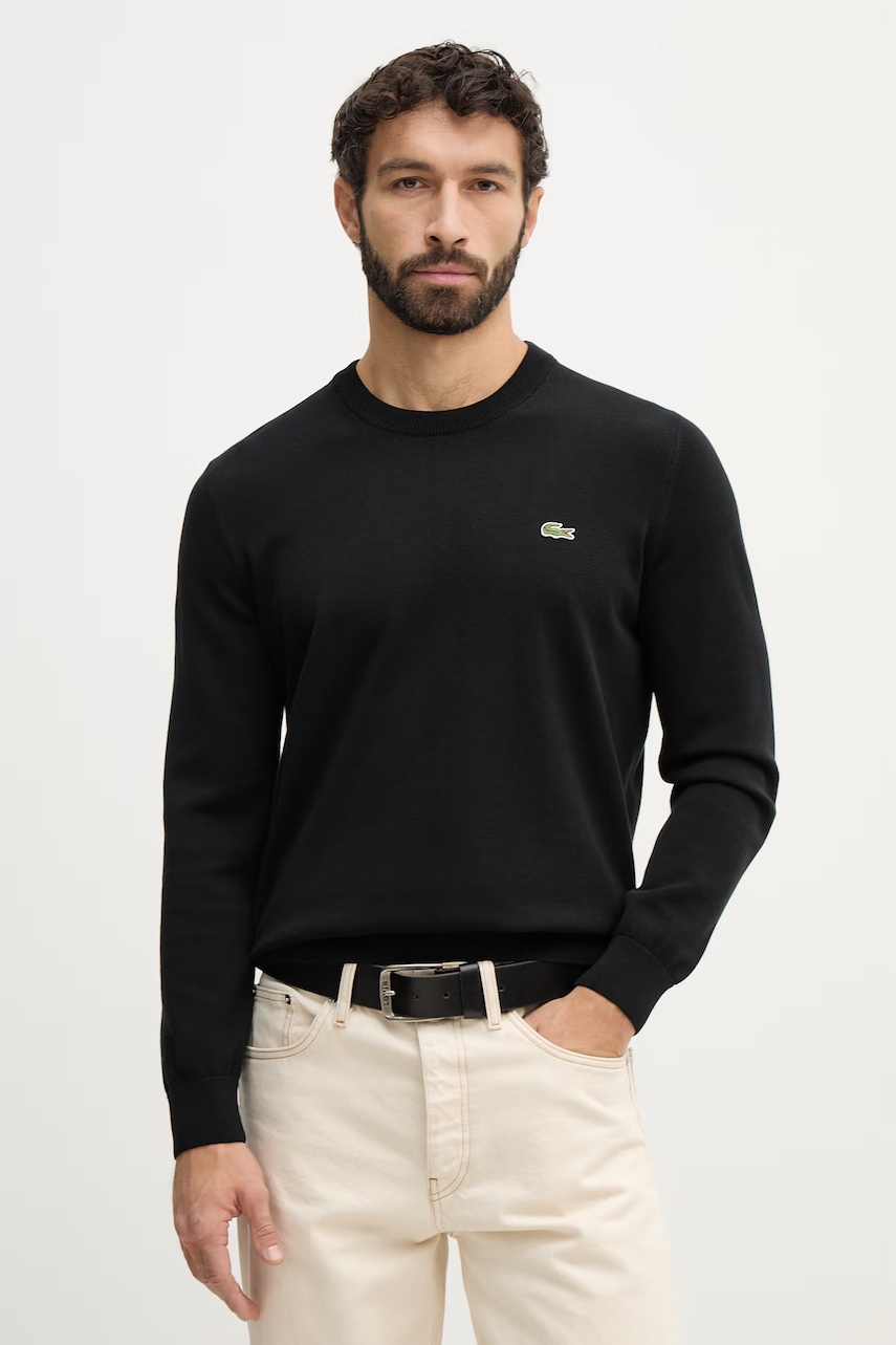 Lacoste sweter męski bawełniany