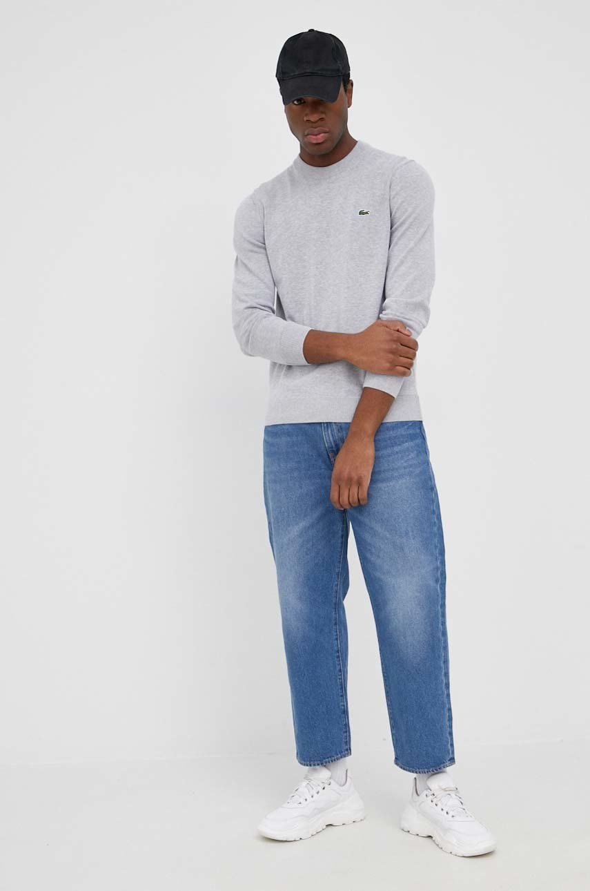 Lacoste sweter bawełniany męski