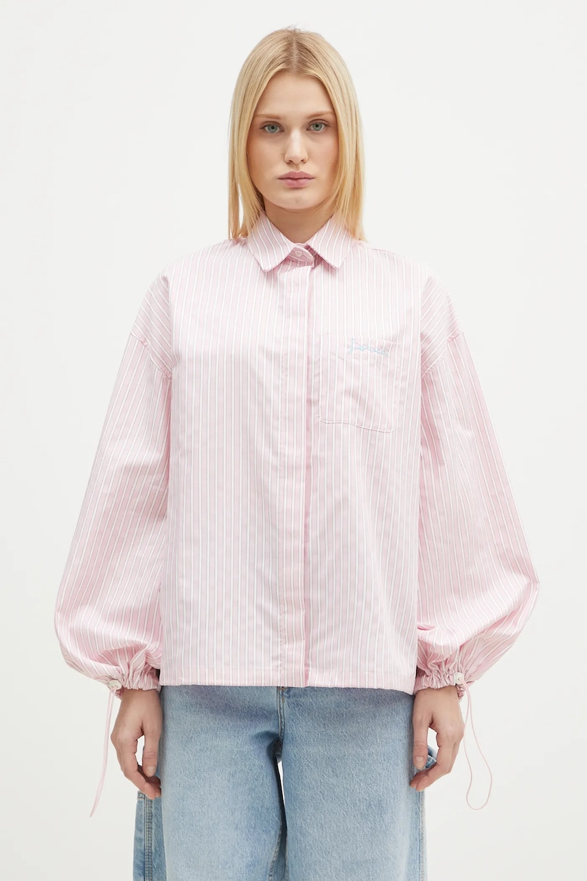 Fiorucci koszula bawełniana Elasticated Balloon Sleeve