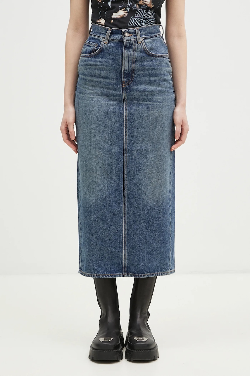 Fiorucci spódnica jeansowa bawełniana Denim Midi