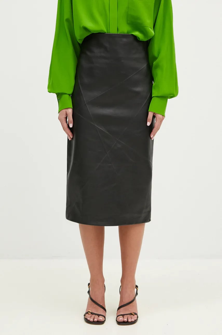 Sportmax spódnica skórzana Albio1234