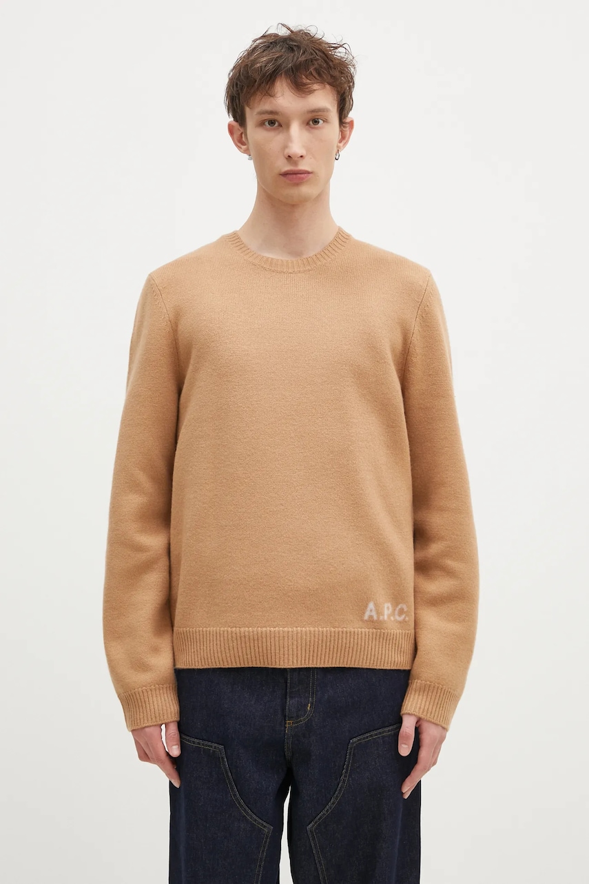 A.P.C. sweter wełniany Pull Edward
