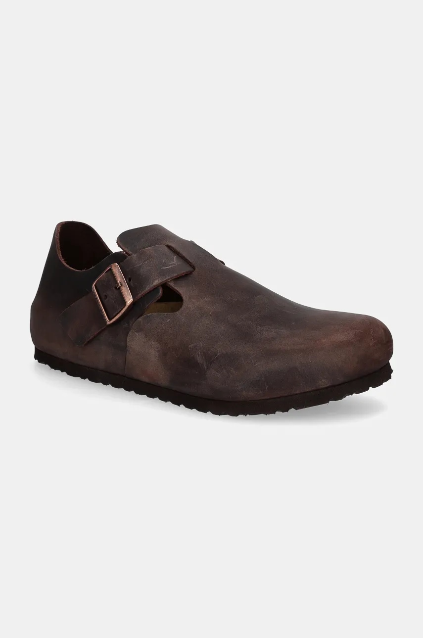 Birkenstock London Corduroy półbuty męskie nubukowe