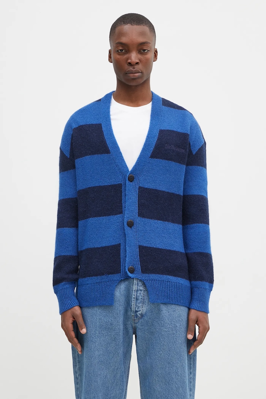 No Problemo kardigan Striped Mohair Oversized Cardigan
