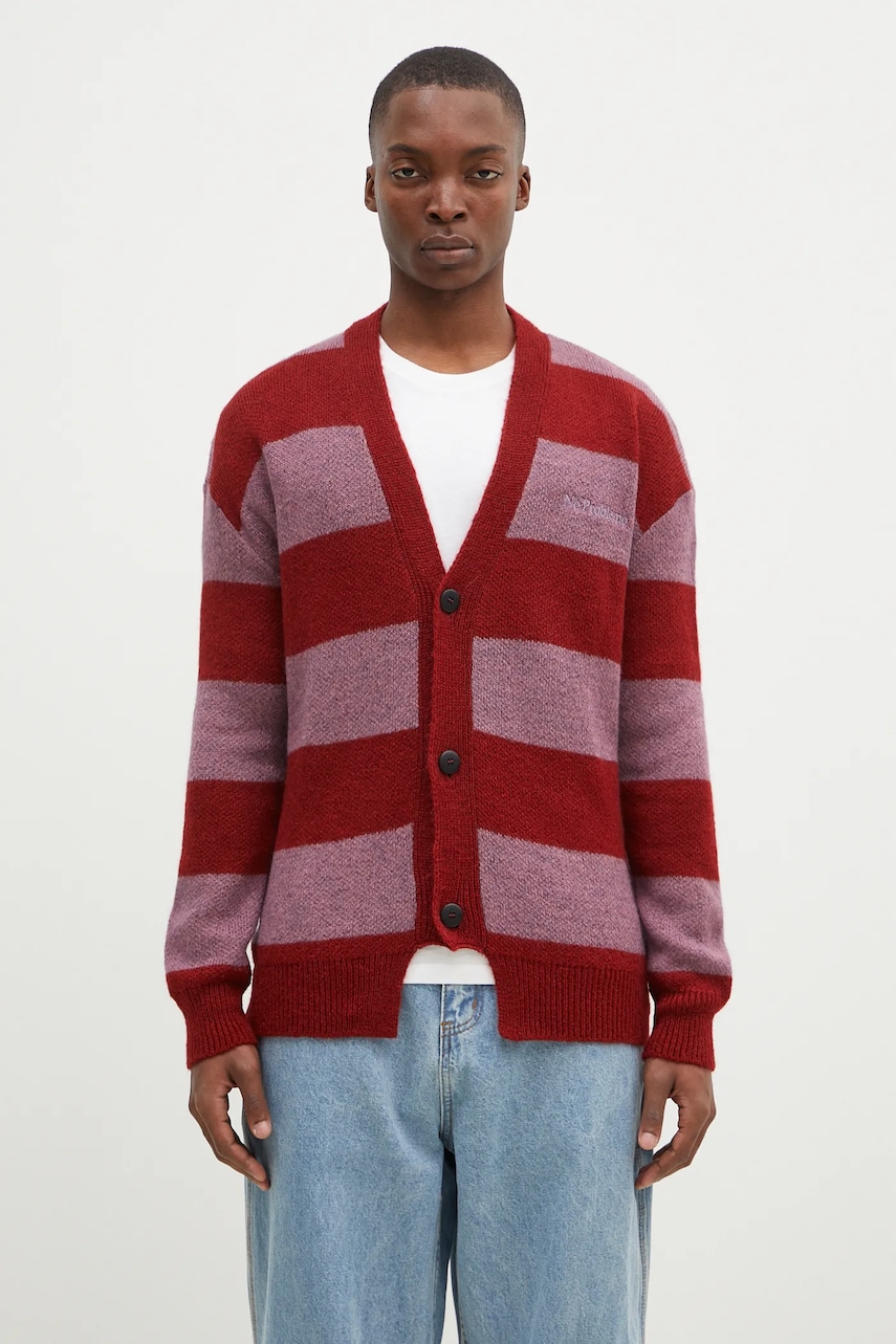 No Problemo kardigan Striped Mohair Oversized Cardigan