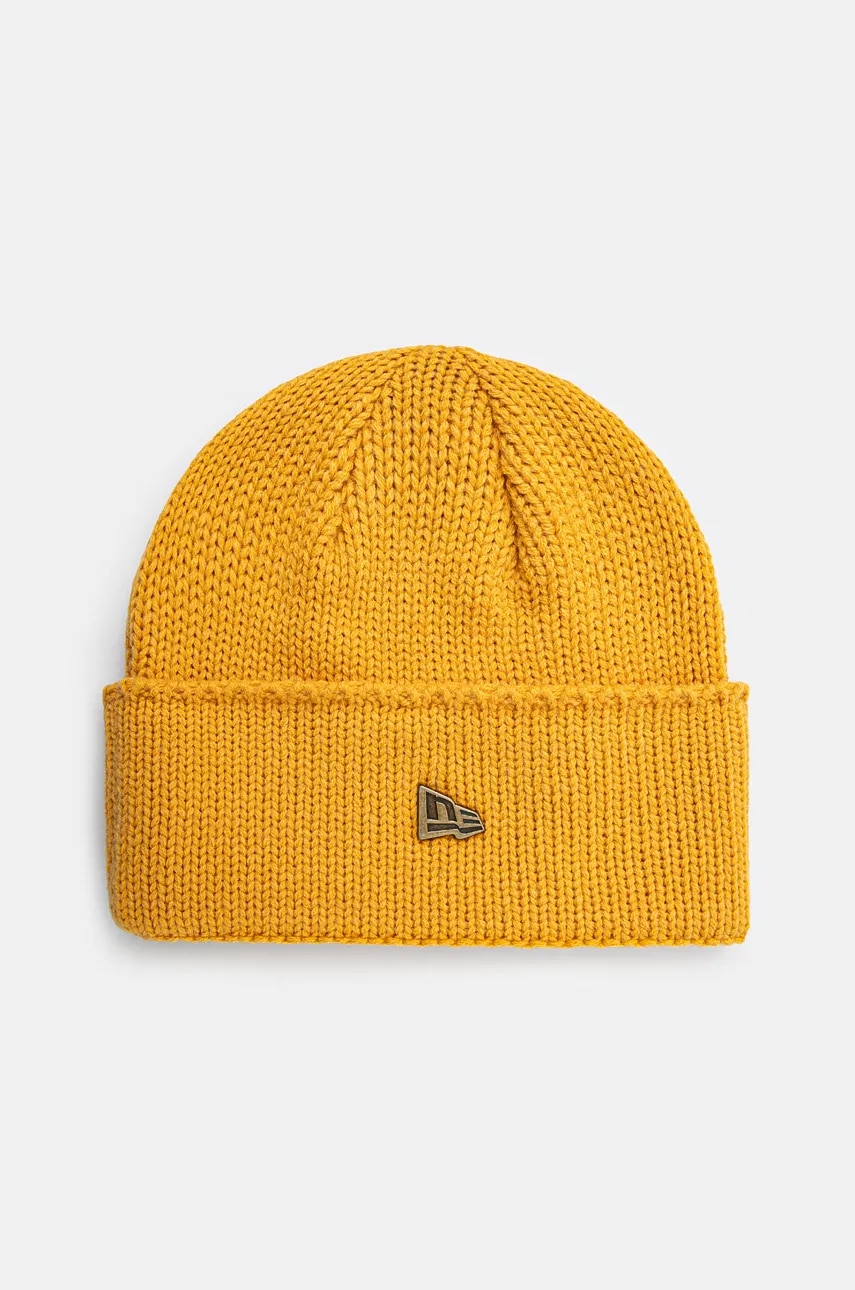 New Era czapka z domieszką wełny WIDE CUFF BEANIE