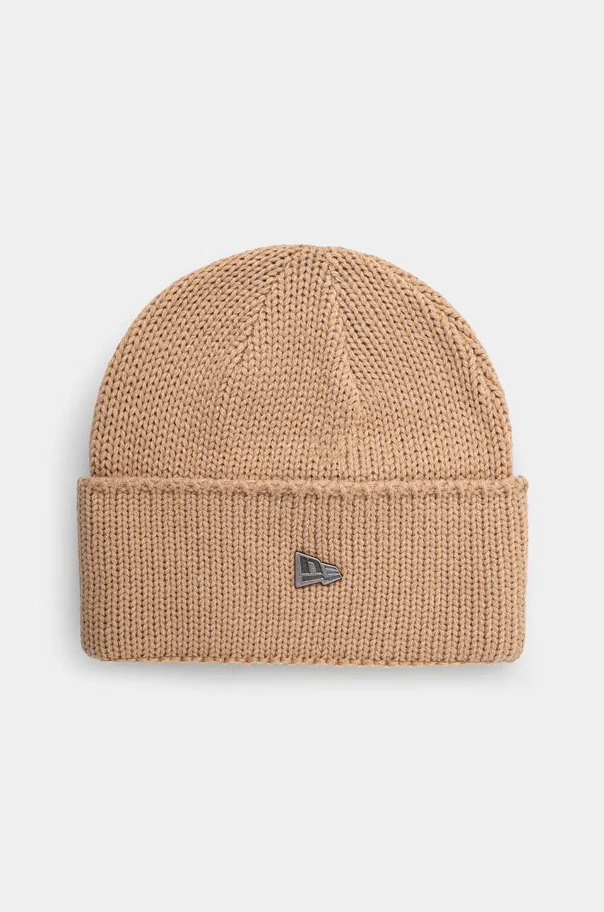 New Era czapka z domieszką wełny WIDE CUFF BEANIE
