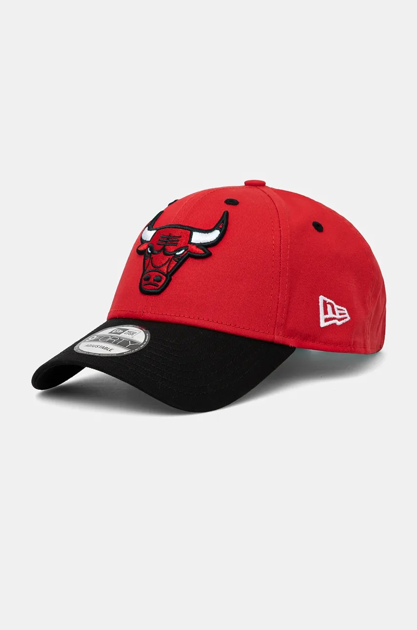 New Era czapka z daszkiem bawełniana NBA SIDE PATCH 9FORTY® CHICAGO BULLS