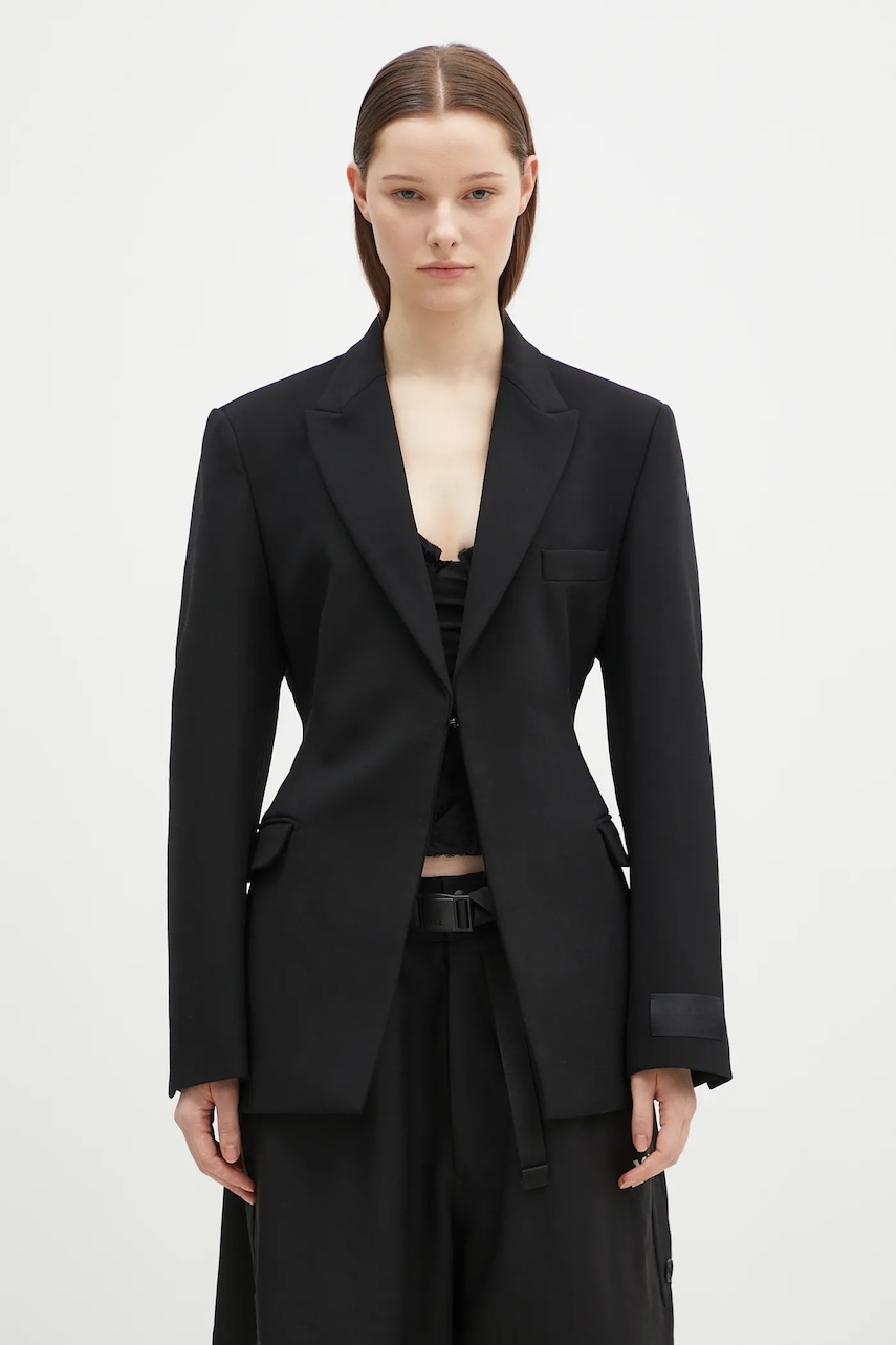 VETEMENTS marynarka wełniana Hourglass Tailored