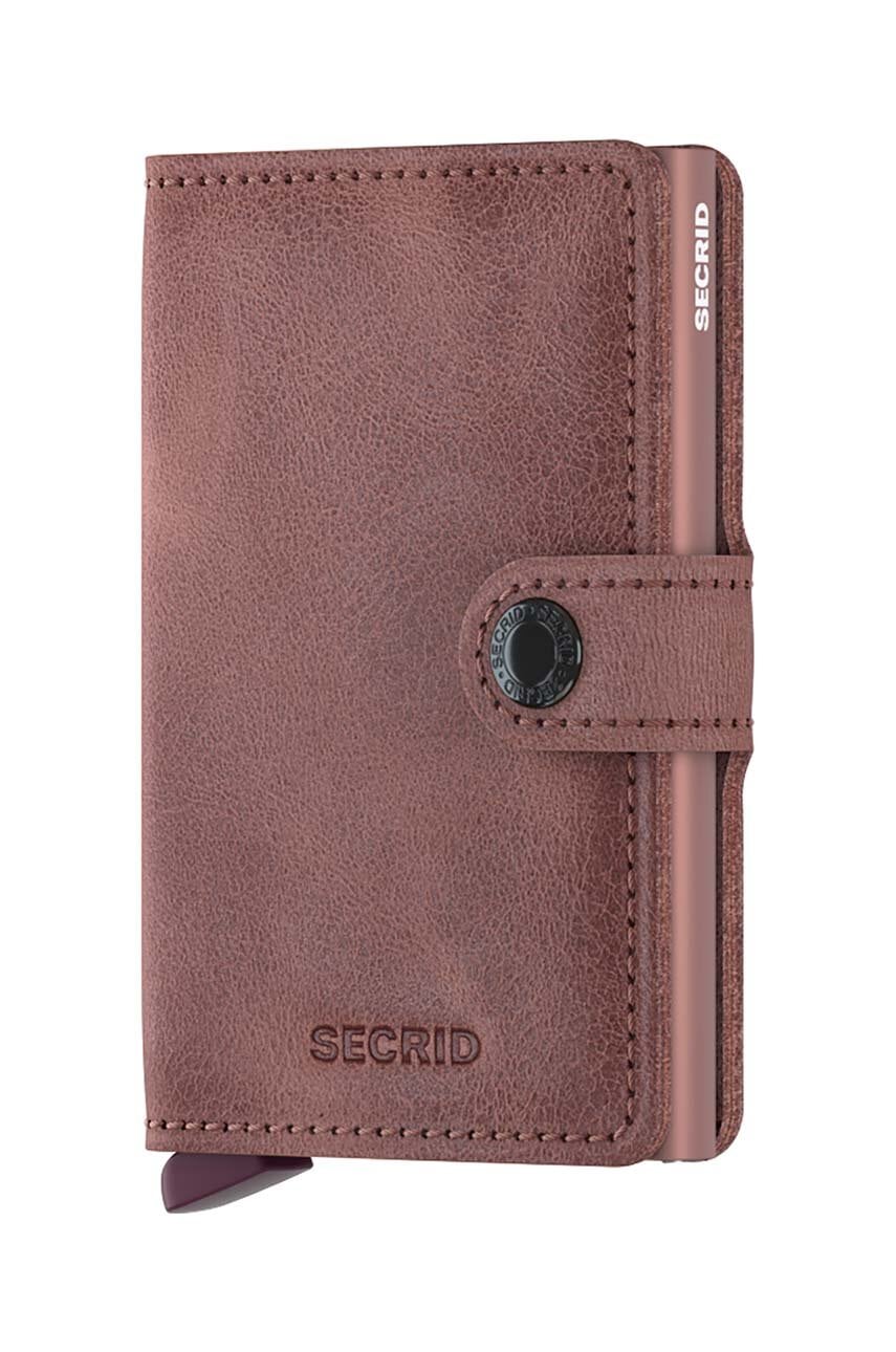 Secrid portfel skórzany Vintage Mauve
