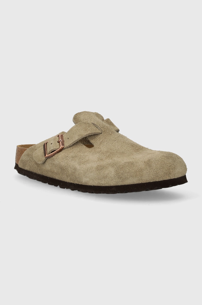 Birkenstock klapki zamszowe Boston