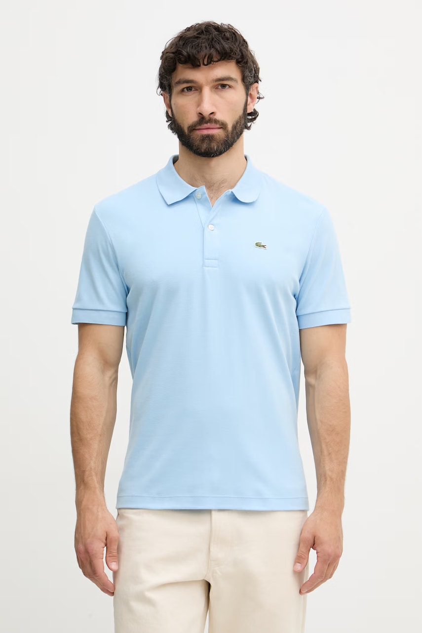Lacoste polo bawełniane męskie