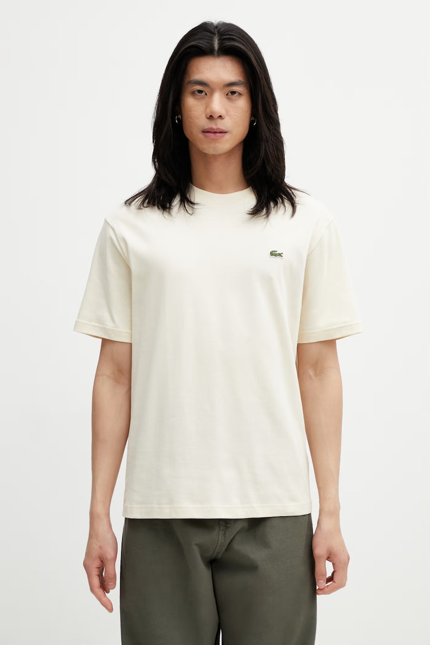 Lacoste T-shirt basic męski bawełniany