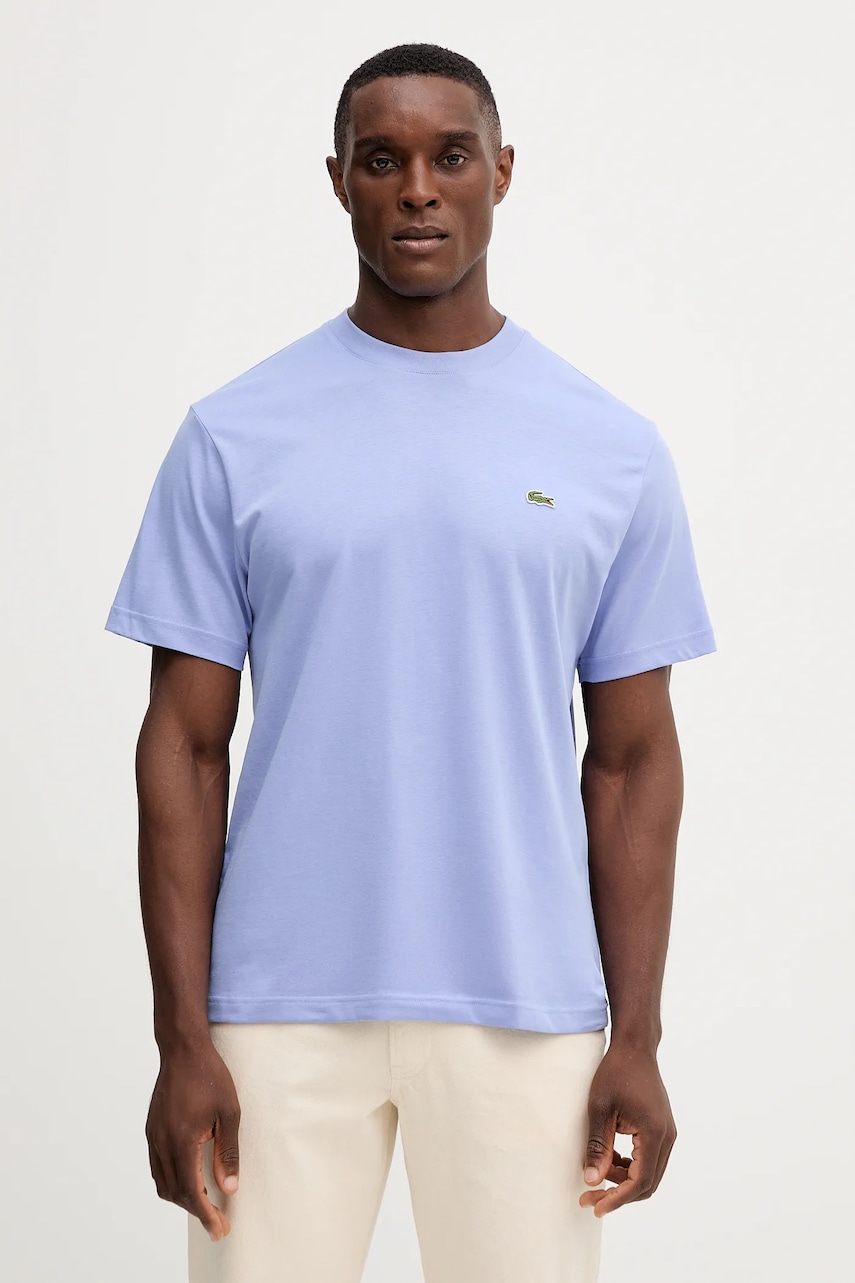 Lacoste T-shirt basic bawełniany męski