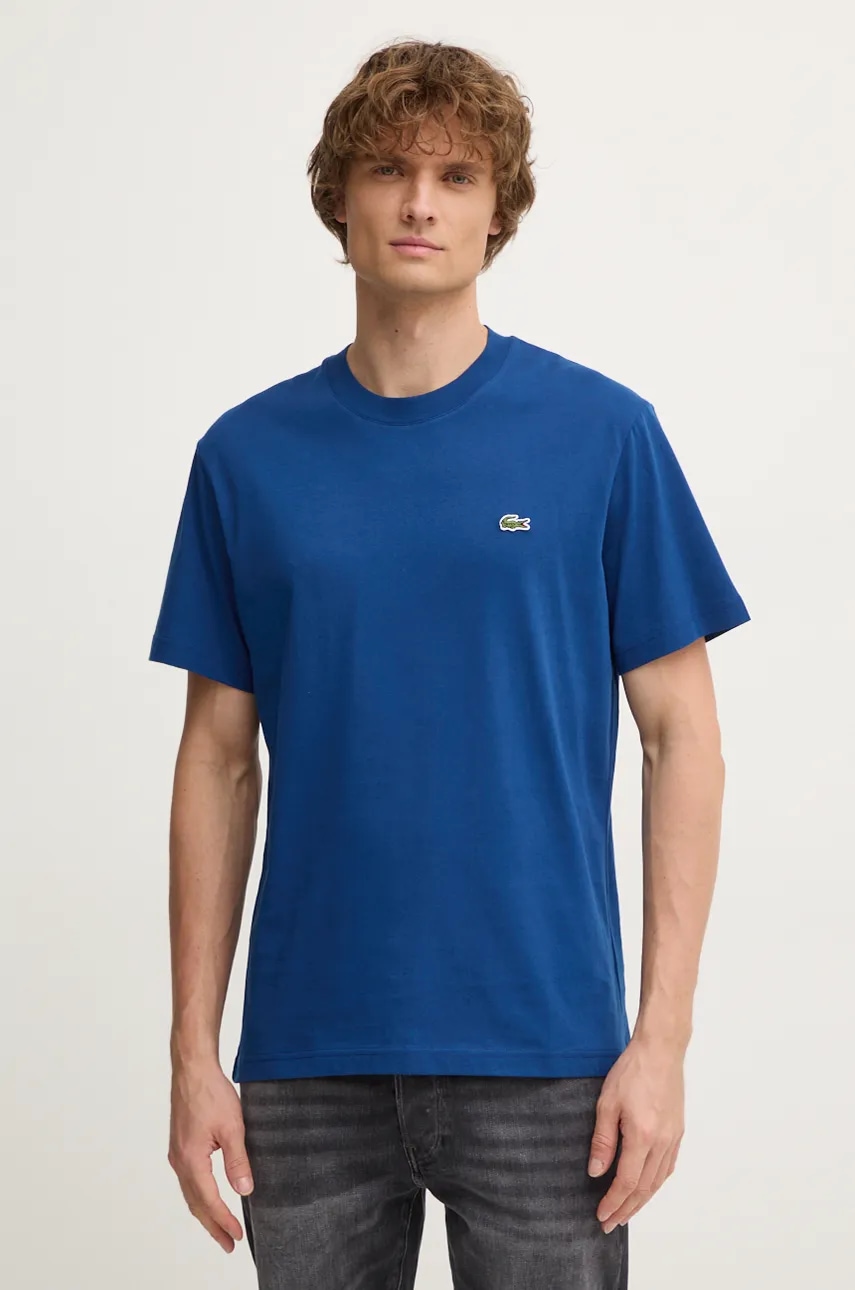 Lacoste T-shirt basic męski bawełniany