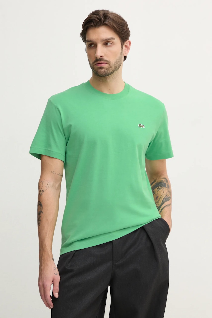 Lacoste T-shirt basic bawełniany męski