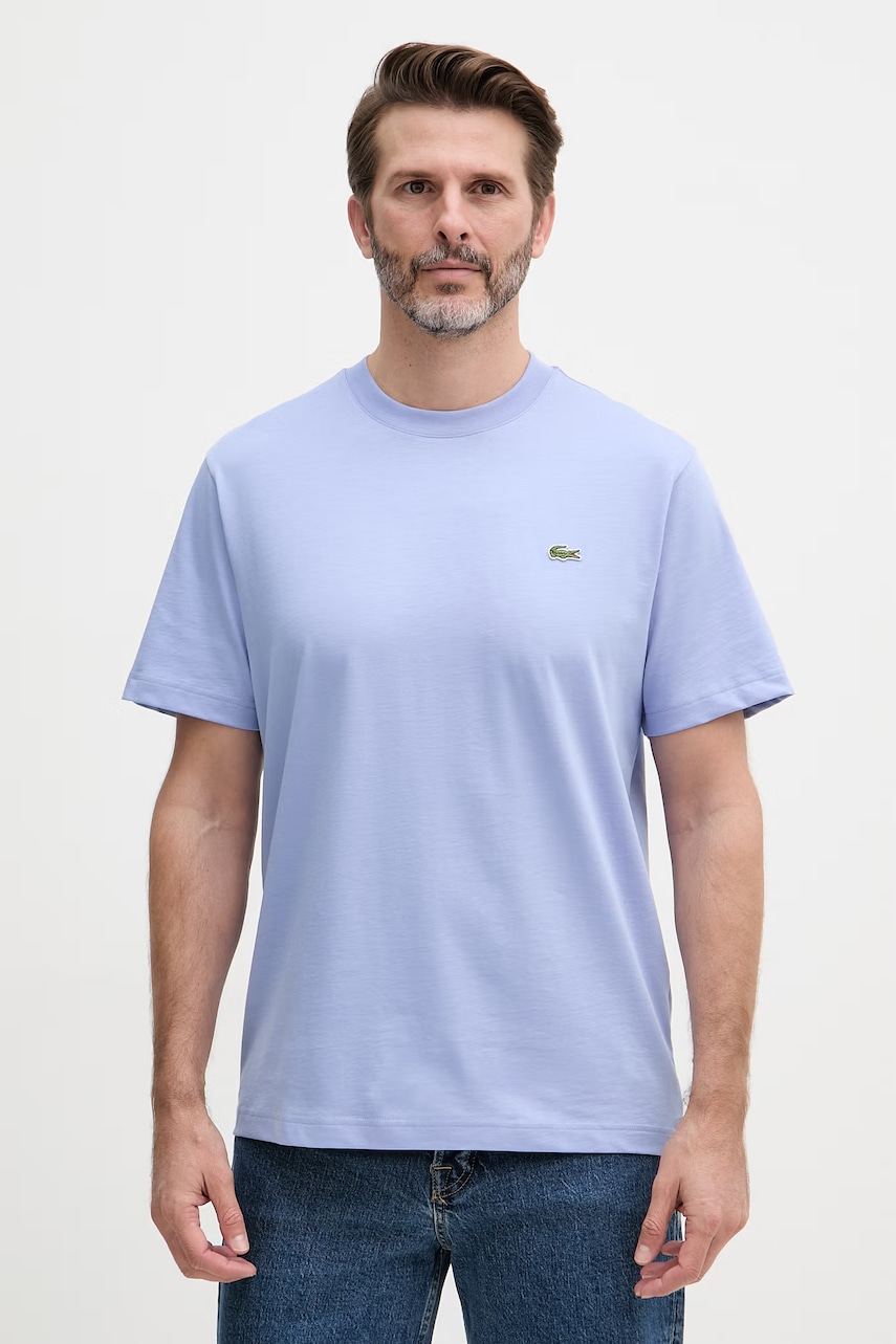 Lacoste T-shirt basic bawełniany męski