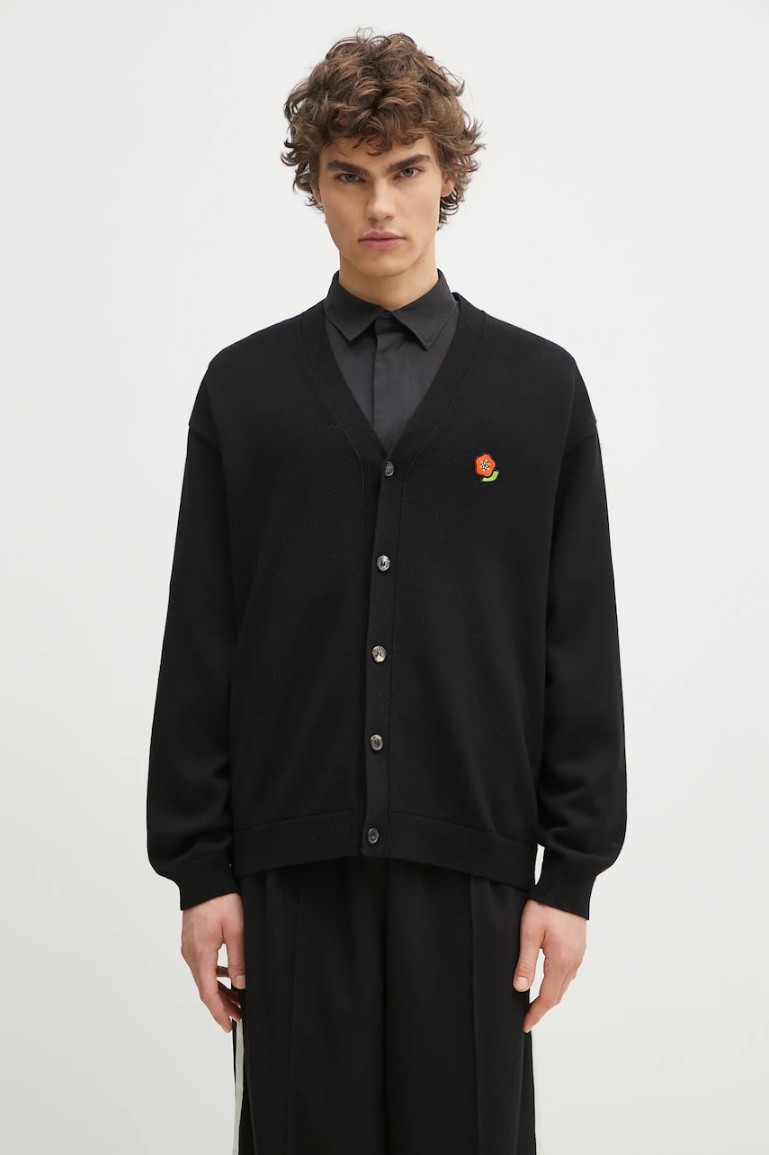 Kenzo kardigan wełniany Pop