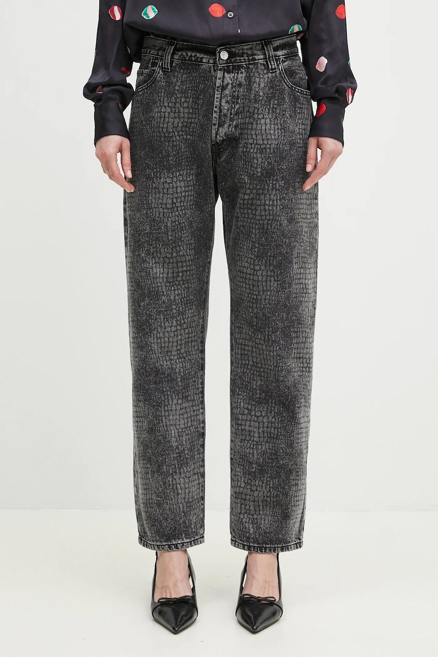 Aries jeansy bawełniane Lasered Croc Lilly Jean