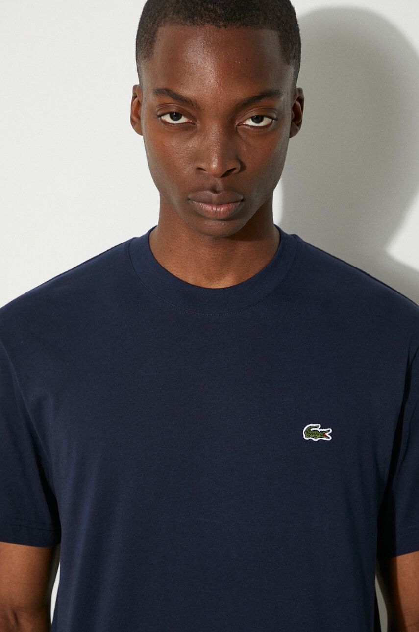 Lacoste T-shirt basic męski bawełniany