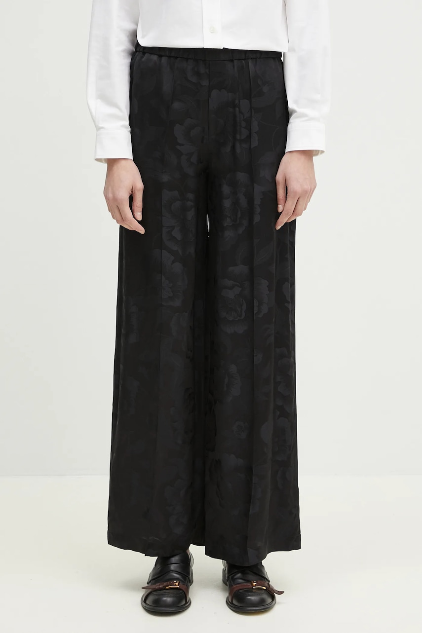 Kenzo spodnie jedwabne