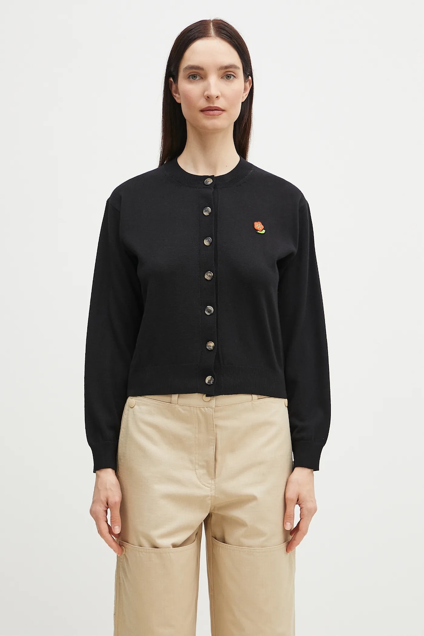 Kenzo kardigan wełniany Pop