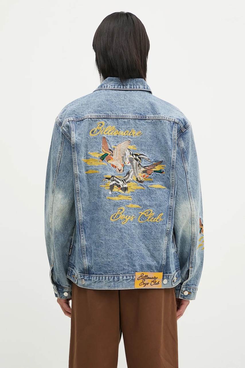 Billionaire Boys Club kurtka jeansowa Duck Embroidered Denim Jacket