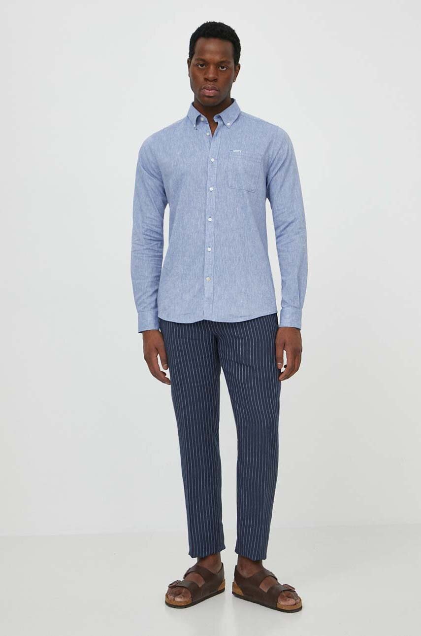 Barbour koszula lniana