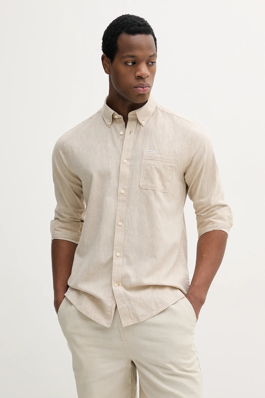 Barbour koszula lniana