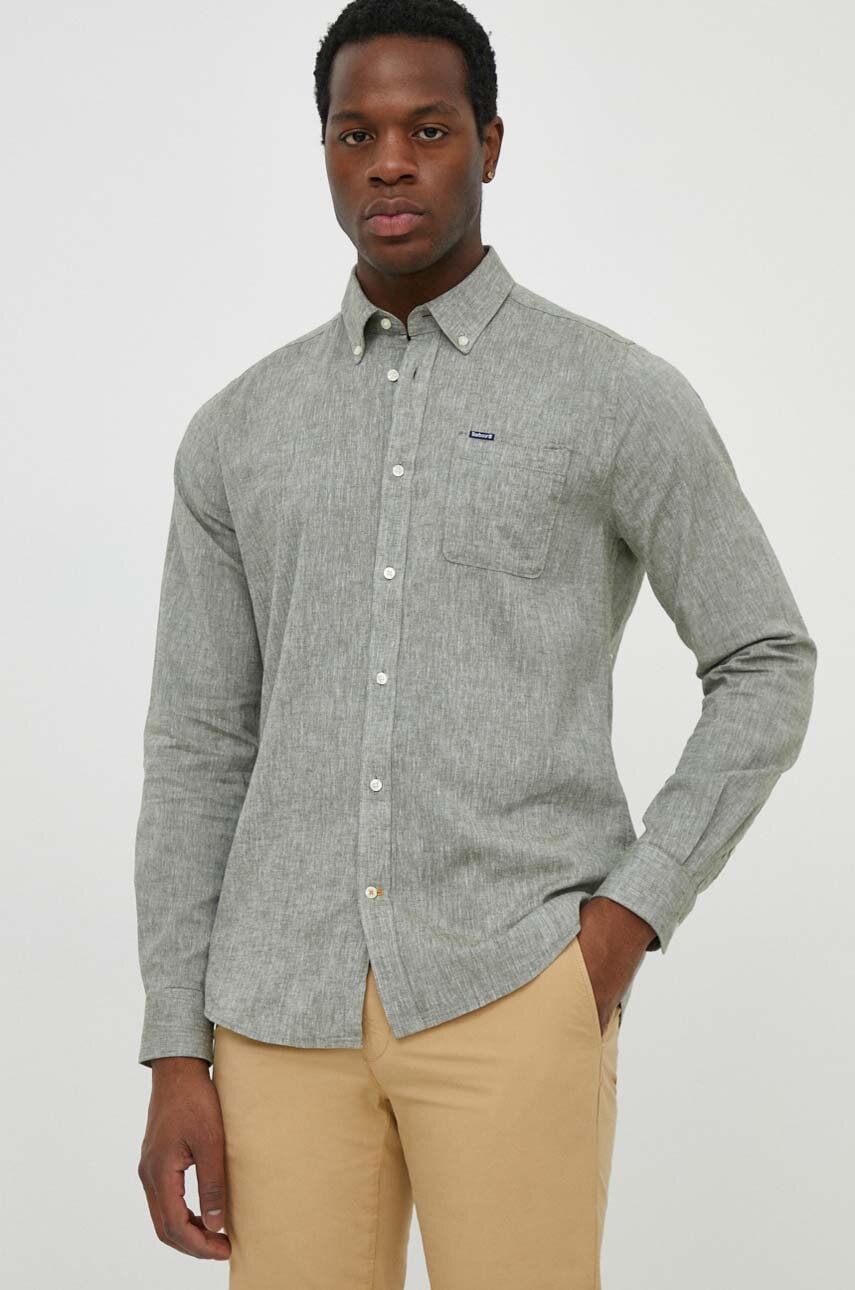Barbour koszula lniana