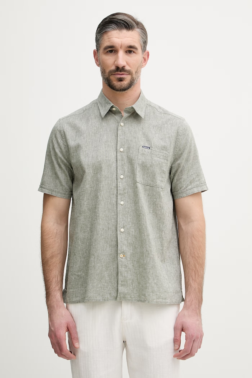 Barbour Shirt Dept - Summer koszula lniana męska