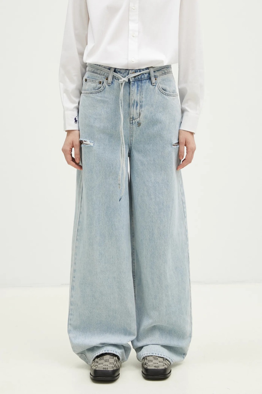 KSUBI jeansy Baggy Jean Rollin Kut Out